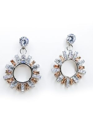 Cubic zirconia handmade earrings