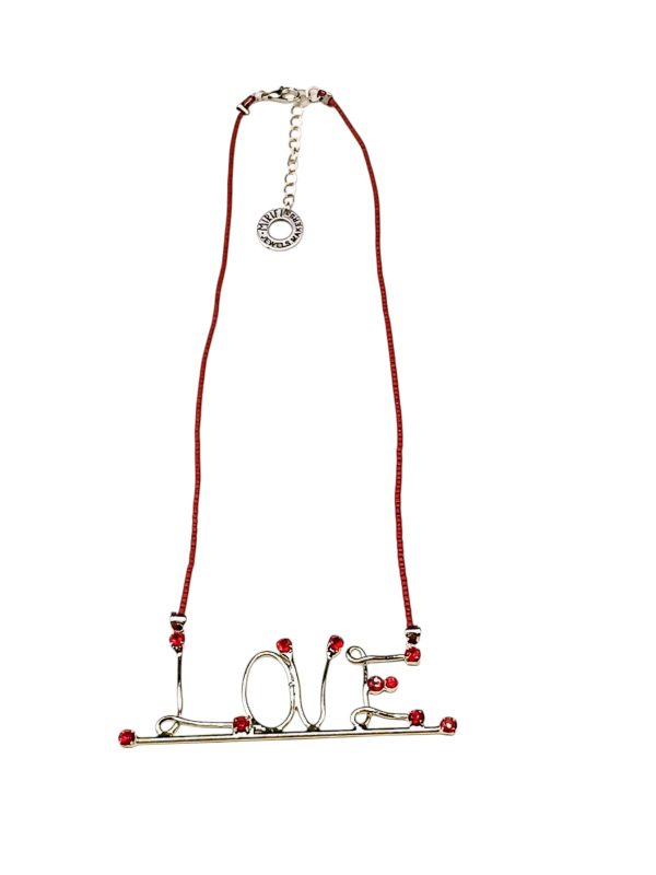 Handmade Necklace with "Love" Letters