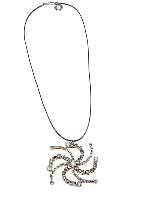 Rhinestone Necklace in Shape