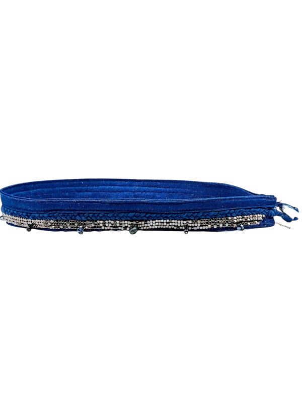 Handmade Blue Denim Fabric Belt