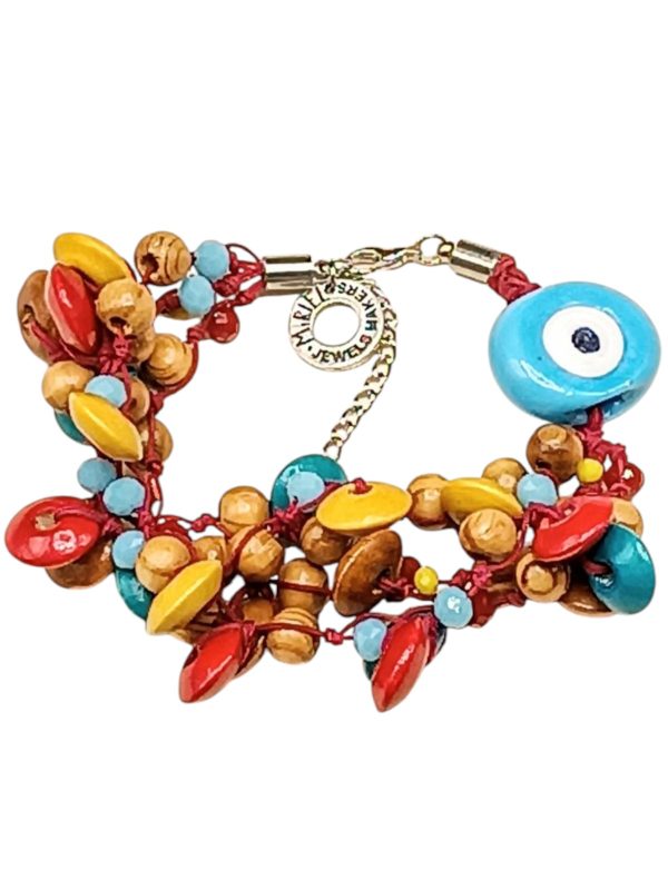 Multi Color Eye Bracelet