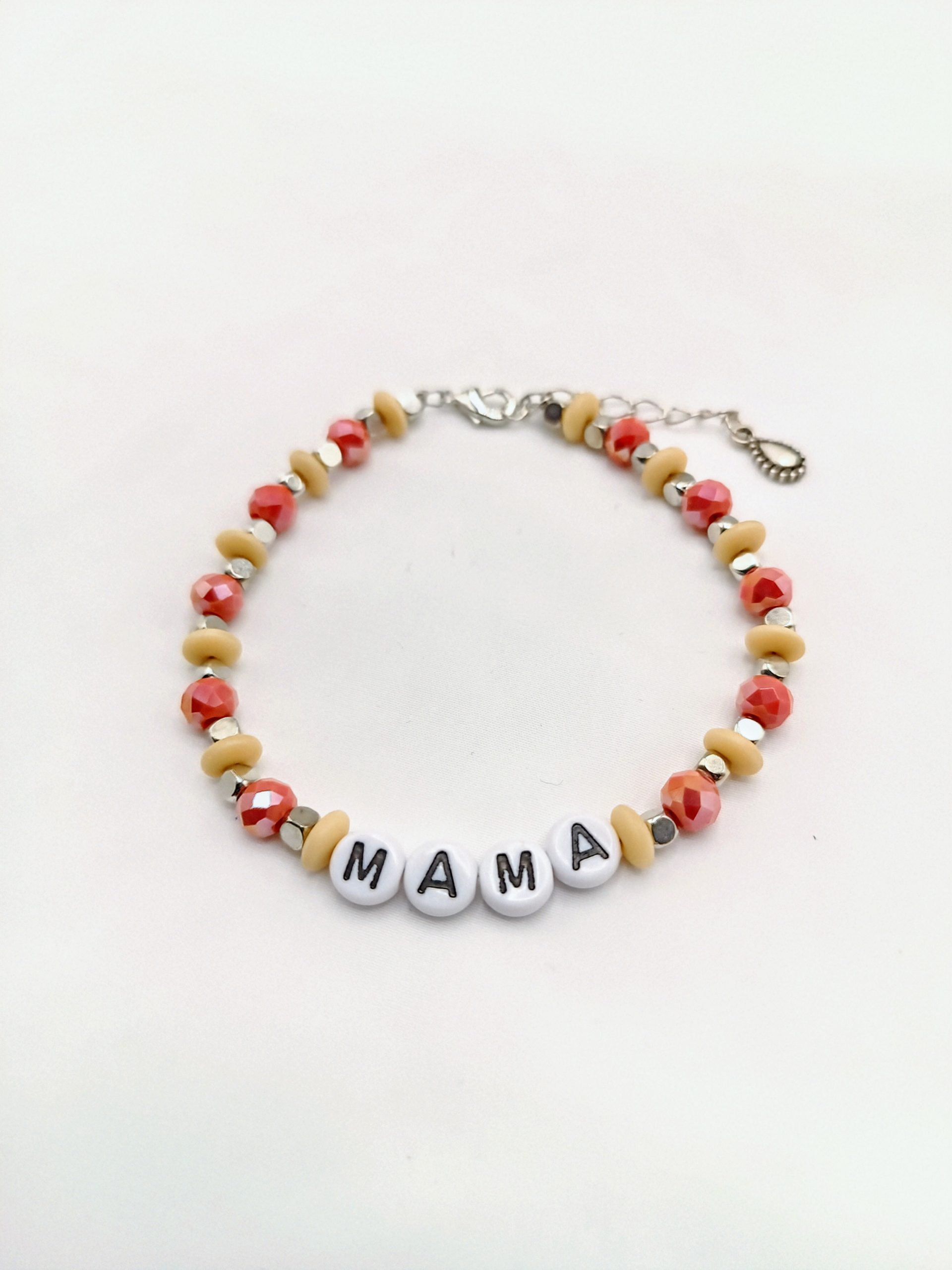Handmade "MAMA" Beaded Bracelet